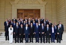 Ilham Aliyev receives heads of European Olympic Committees, int’l sports organizations (PHOTO)