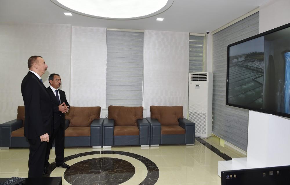 Ilham Aliyev launches water supply project in Shamakhi (PHOTO)