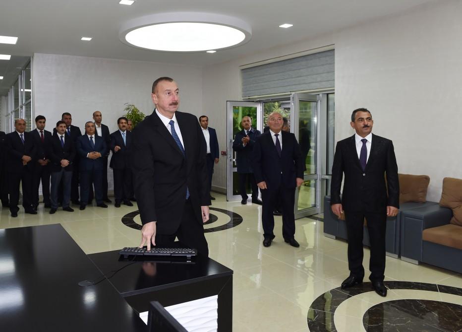 Ilham Aliyev launches water supply project in Shamakhi (PHOTO)