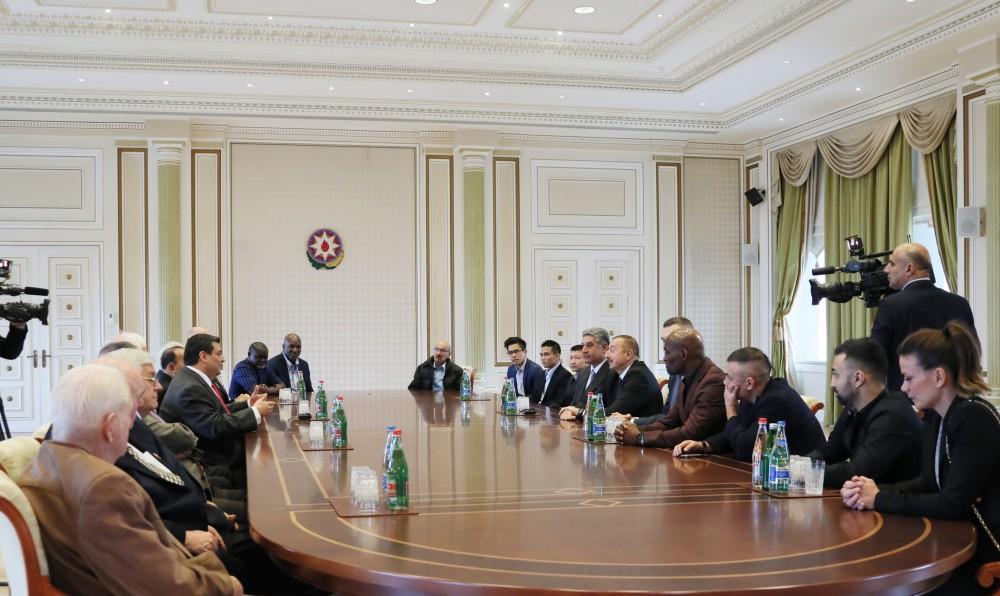 Ilham Aliyev receives participants of WBC 55th Annual Convention (PHOTO)