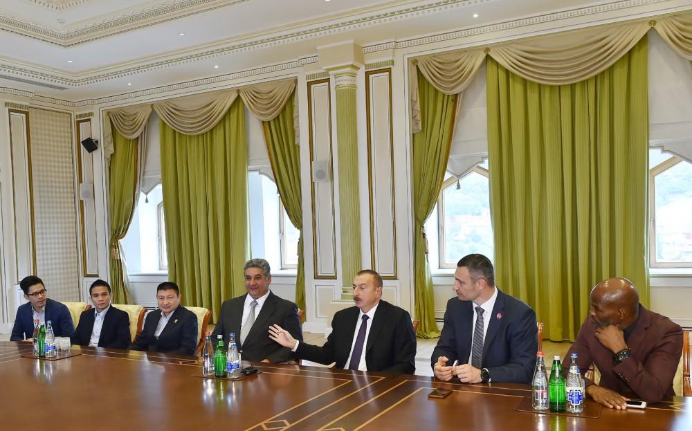 Ilham Aliyev receives participants of WBC 55th Annual Convention (PHOTO)