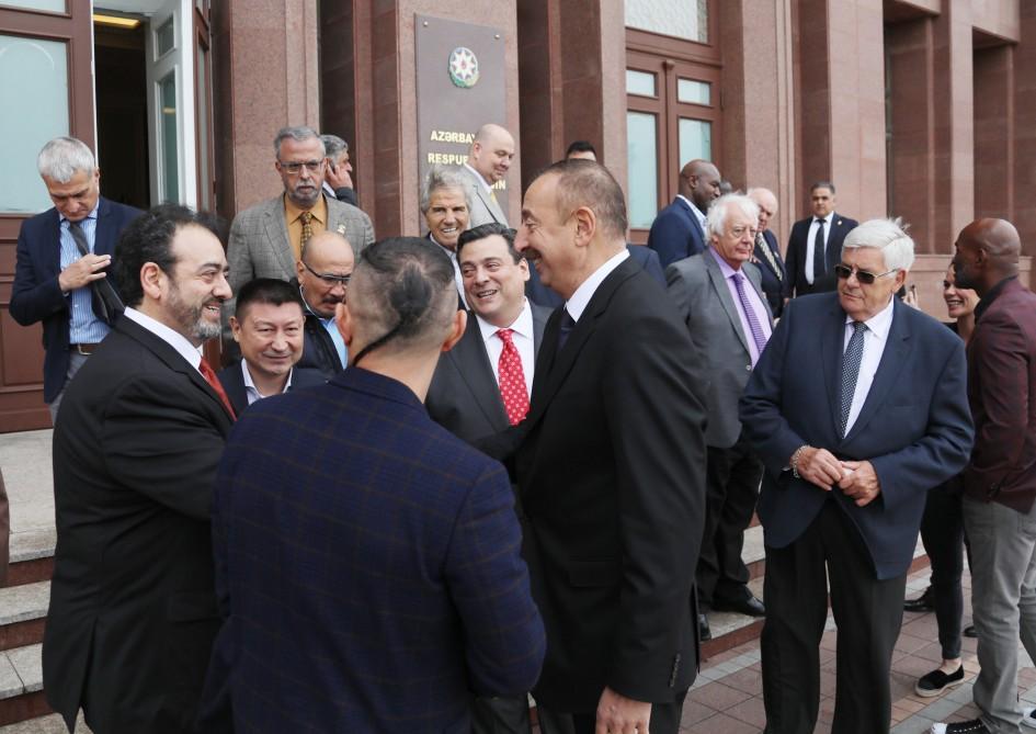 Ilham Aliyev receives participants of WBC 55th Annual Convention (PHOTO)