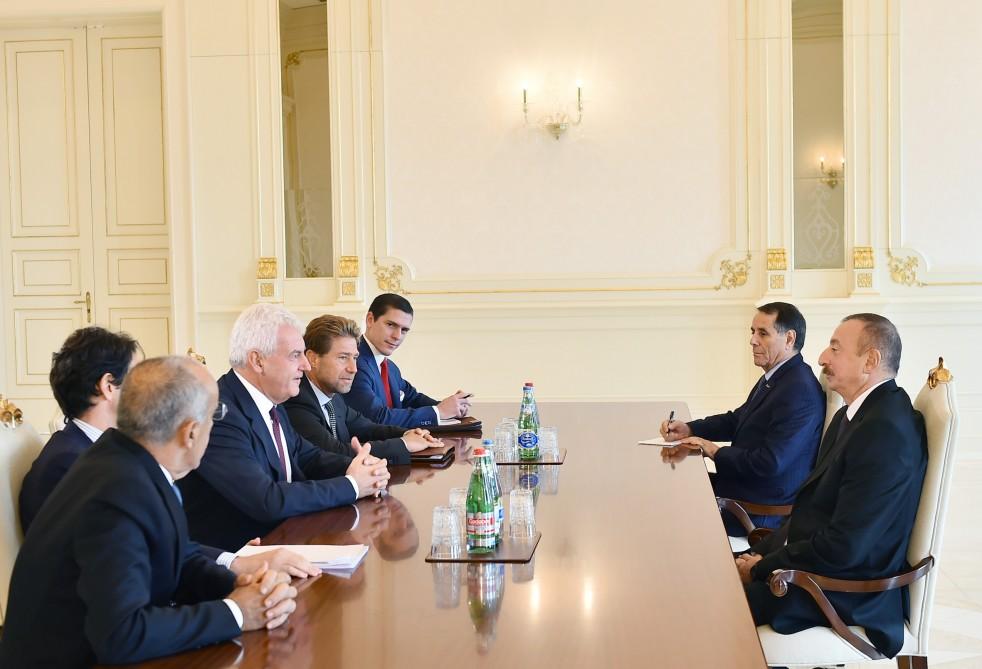 Ilham Aliyev receives Italian Leonardo’s CEO