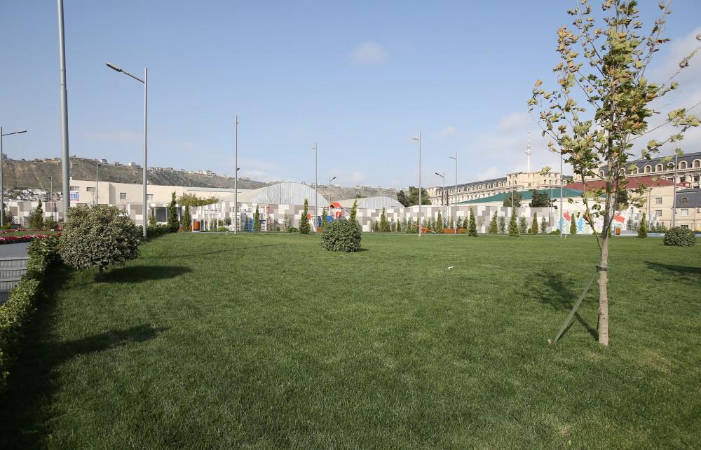 President Aliyev views newly-built sports, recreation park in Baku (PHOTO)