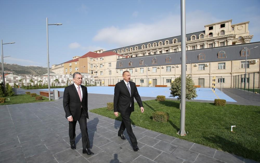 President Aliyev views newly-built sports, recreation park in Baku (PHOTO)