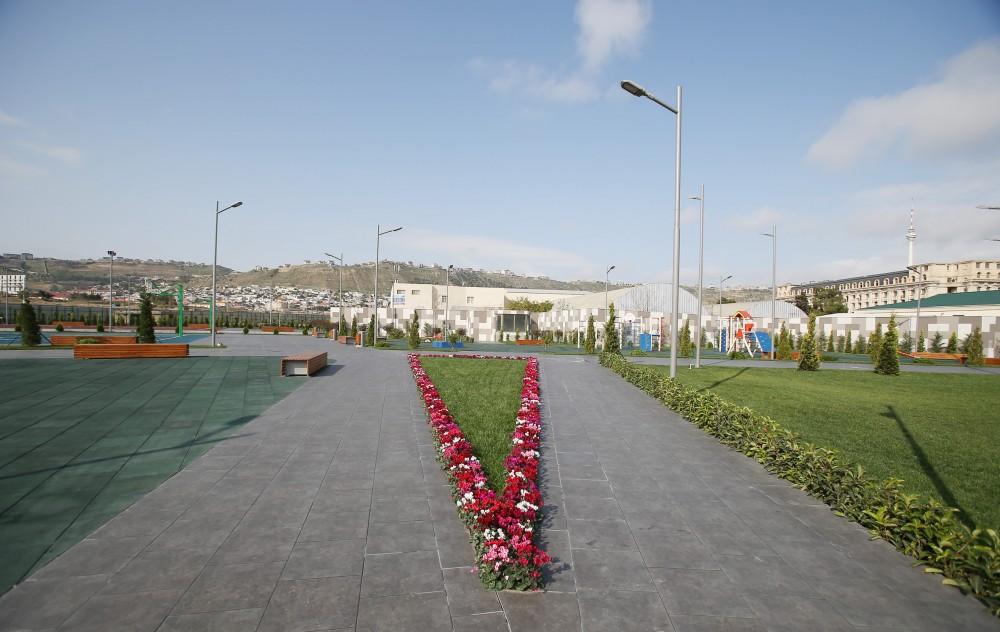 President Aliyev views newly-built sports, recreation park in Baku (PHOTO)