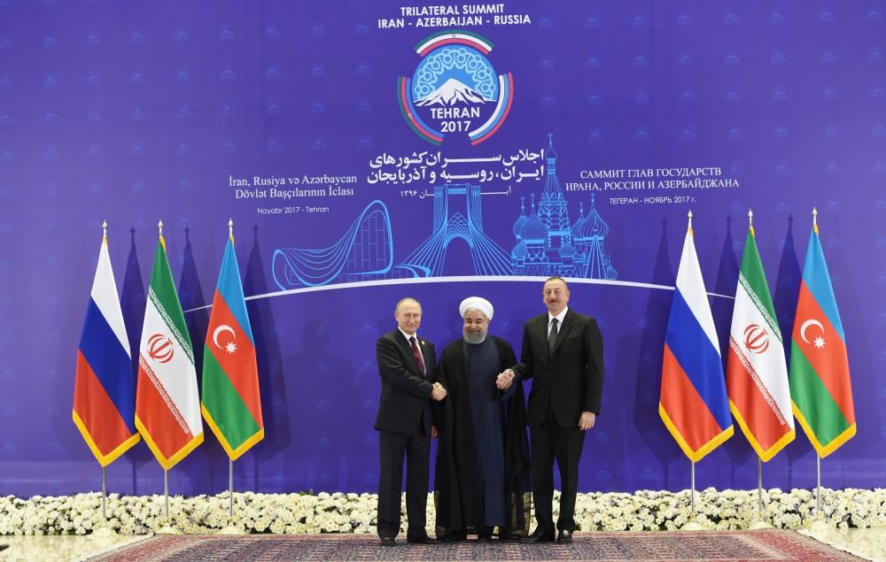 Azerbaijan, Iran, Russia note a need to create favorable conditions for trade development