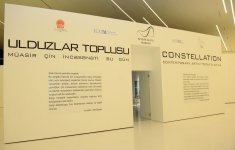 Leyla Aliyeva, Arzu Aliyeva attend Chinese contemporary art exhibition at Heydar Aliyev Center  (PHOTO)