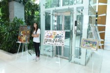 Heydar Aliyev Foundation VP Leyla Aliyeva attends opening of ecological problems exhibition (PHOTO)