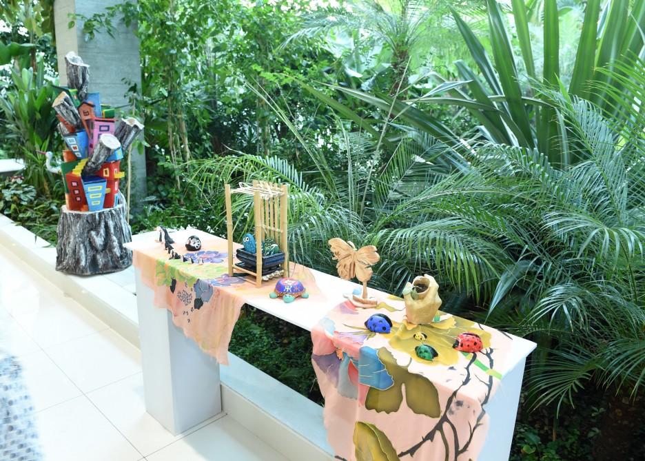 Heydar Aliyev Foundation VP Leyla Aliyeva attends opening of ecological problems exhibition (PHOTO)