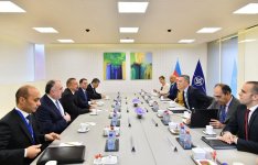 Ilham Aliyev meets NATO Sec-Gen in Brussels (PHOTO)