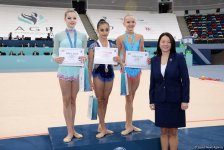 Rhythmic & aerobic gymnasts continue performances in Baku (PHOTO)