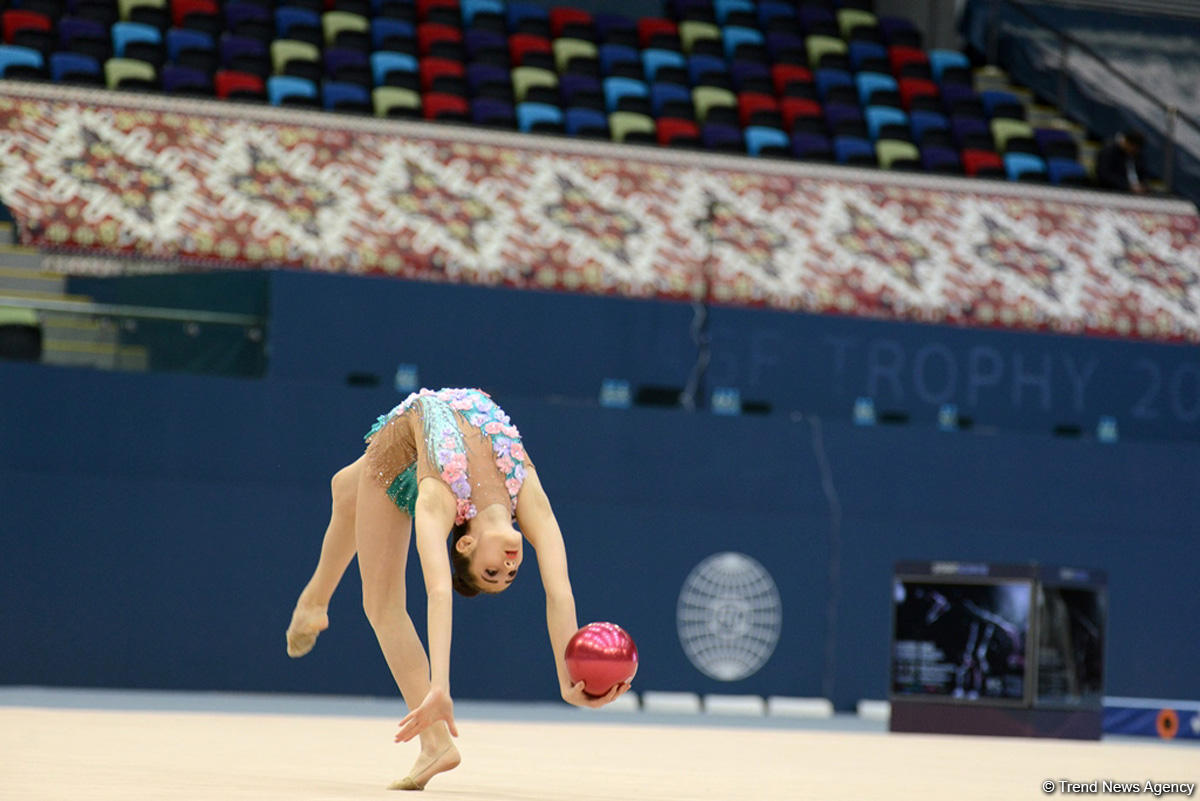 Rhythmic & aerobic gymnasts continue performances in Baku (PHOTO)