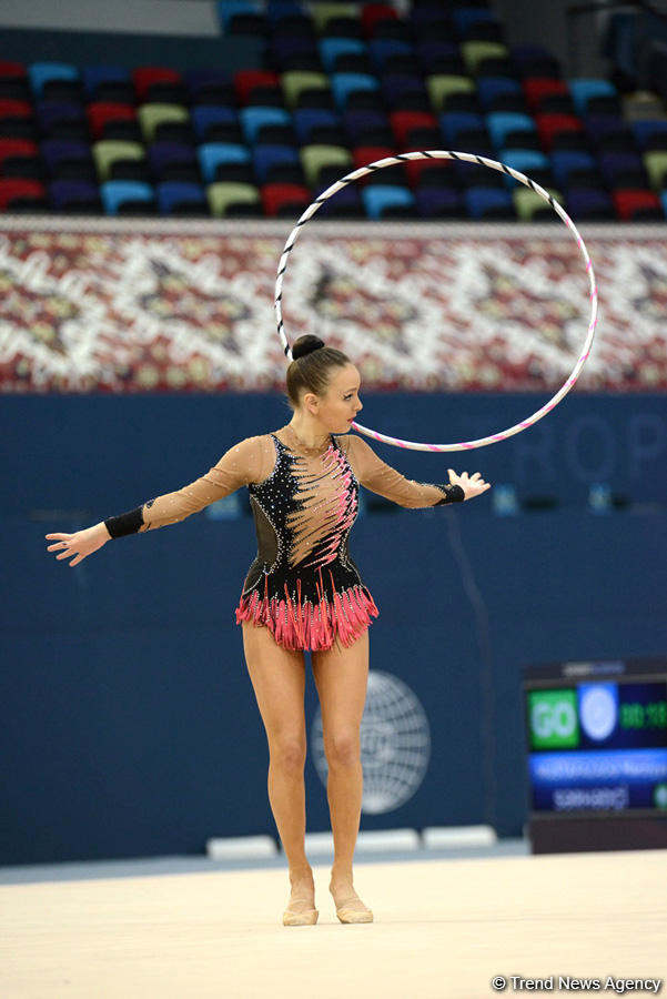 Rhythmic & aerobic gymnasts continue performances in Baku (PHOTO)
