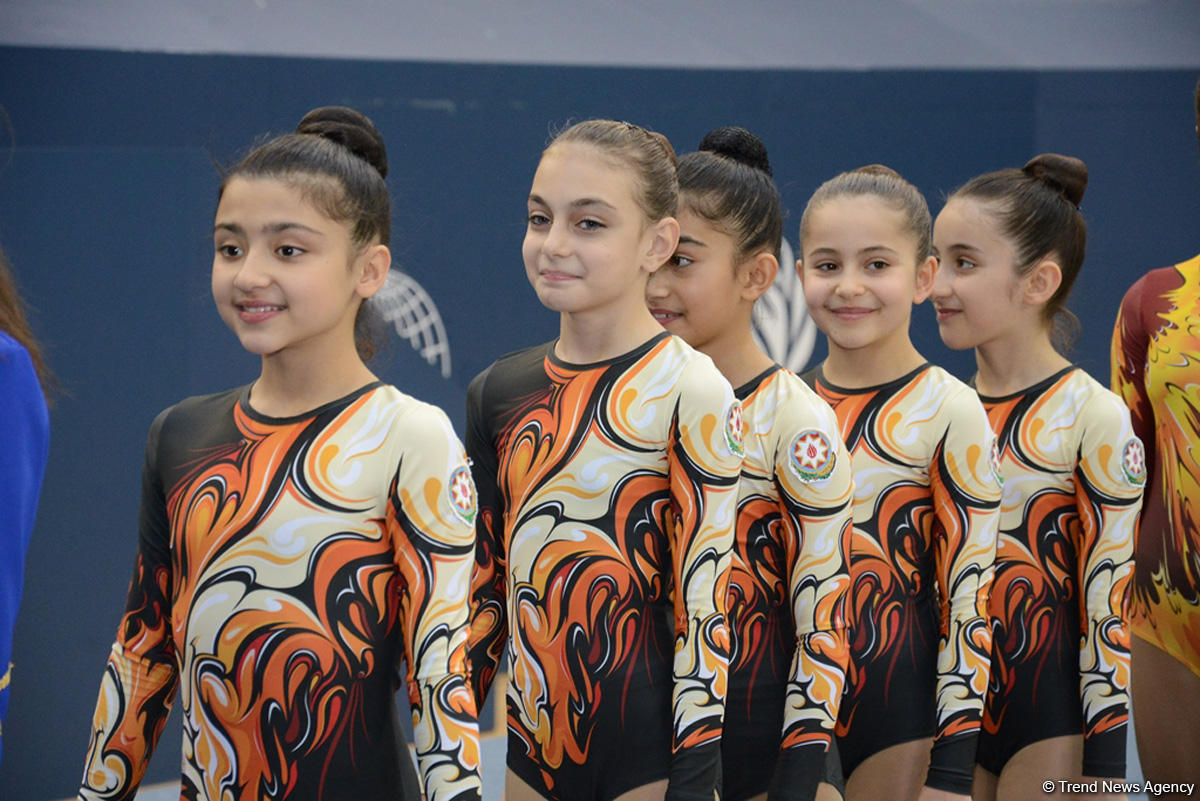 Rhythmic & aerobic gymnasts continue performances in Baku (PHOTO)