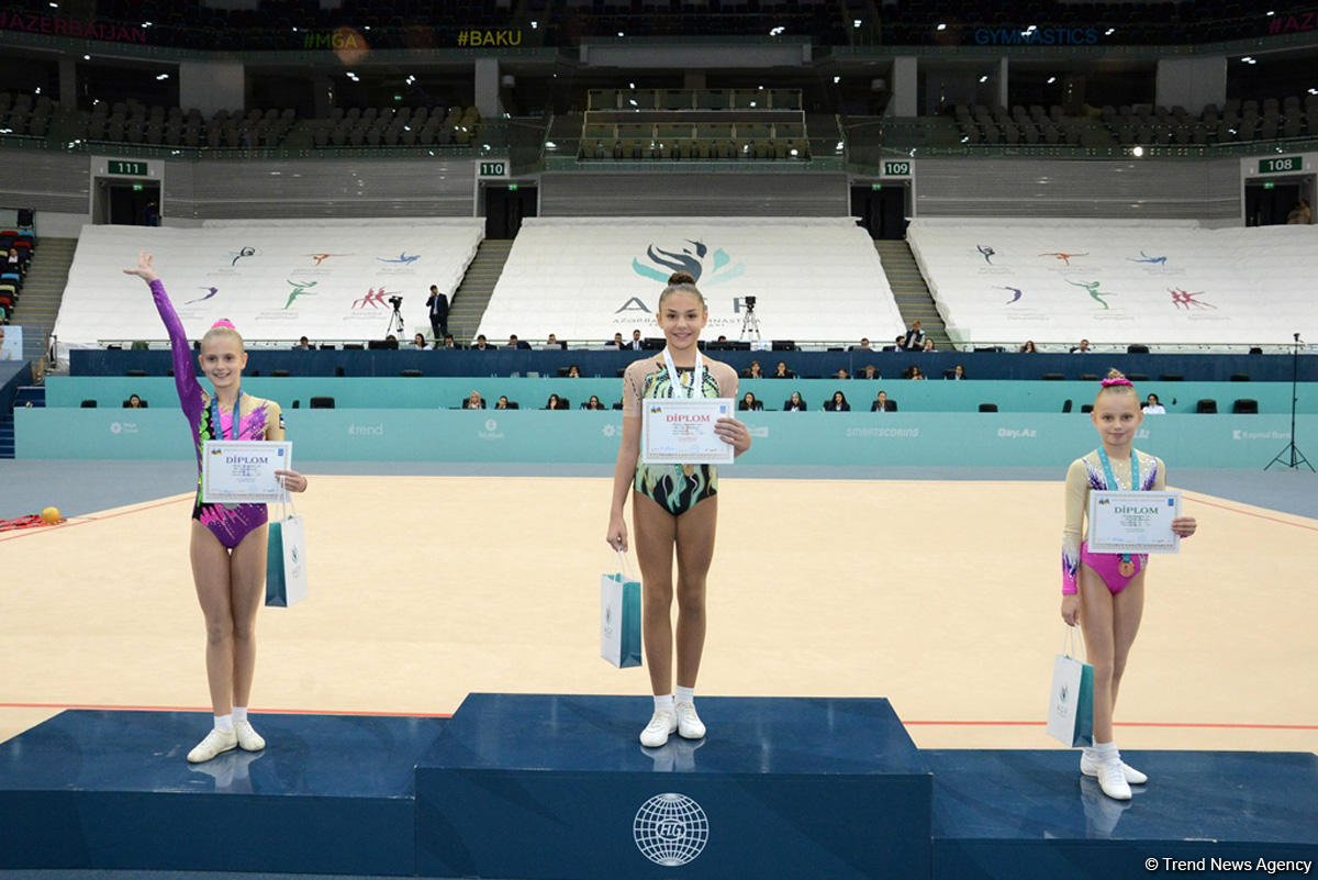 Rhythmic & aerobic gymnasts continue performances in Baku (PHOTO)