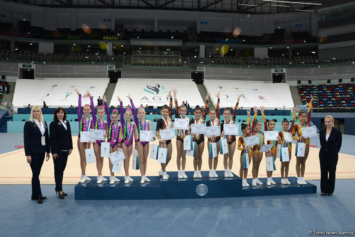 Rhythmic & aerobic gymnasts continue performances in Baku (PHOTO)