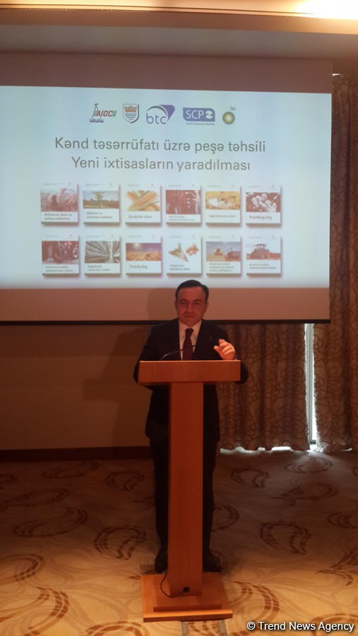 BP, Azerbaijani education ministry extending project in agricultural sphere (PHOTO)