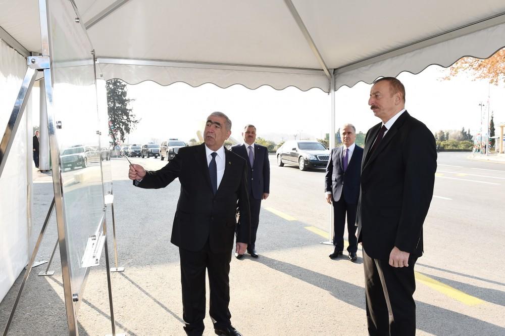 Ilham Aliyev inaugurates Tartar-Seydimli-Garadaghli-Sarov highway (PHOTO)