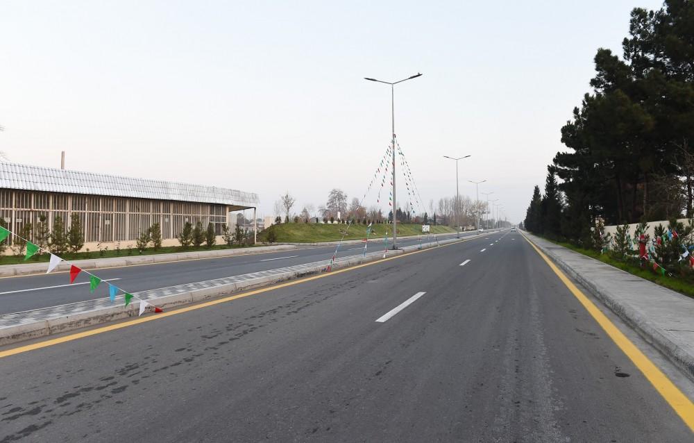 Ilham Aliyev inaugurates Tartar-Seydimli-Garadaghli-Sarov highway (PHOTO)