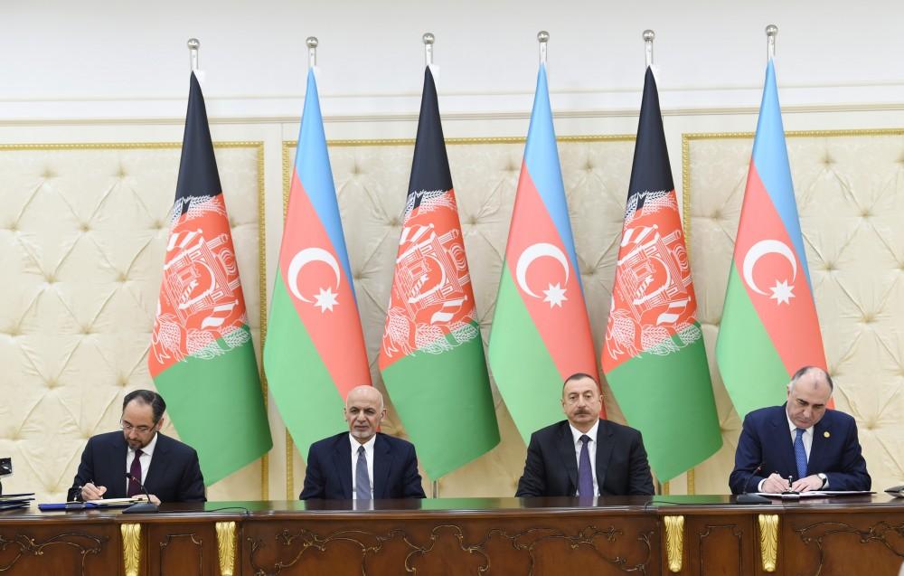 Azerbaijan, Afghanistan sign 5 documents (PHOTO)