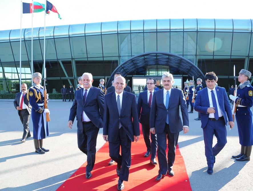 Afghan president completes Azerbaijan visit