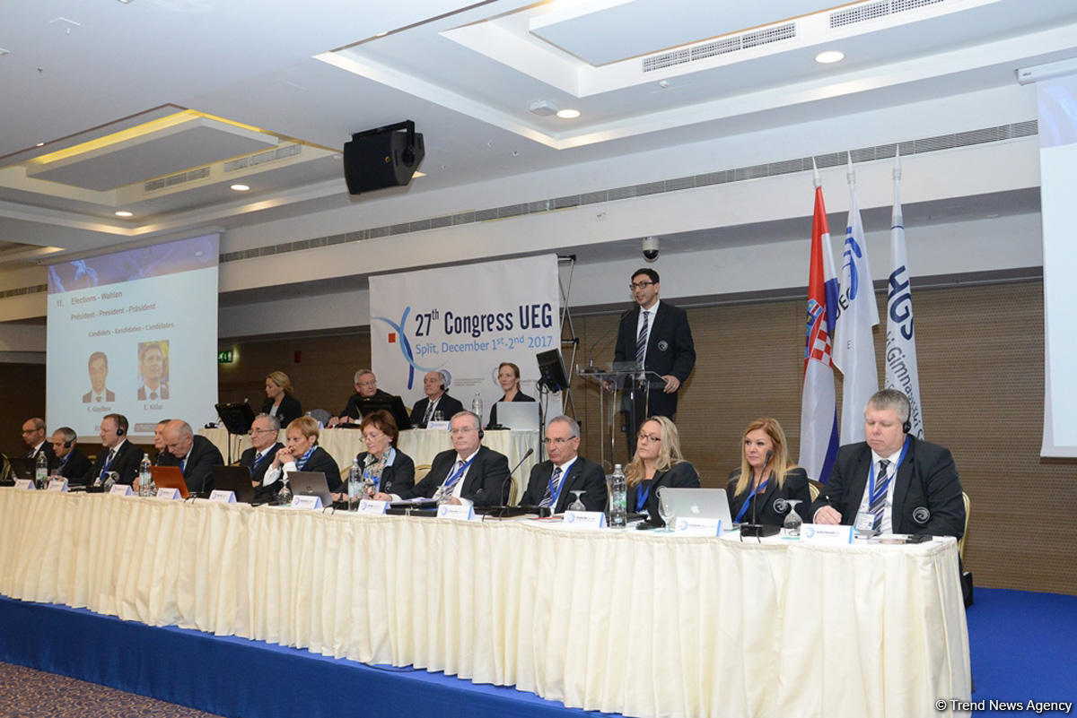 AGF Sec. Gen. Farid Gayibov elected as UEG President (PHOTO)