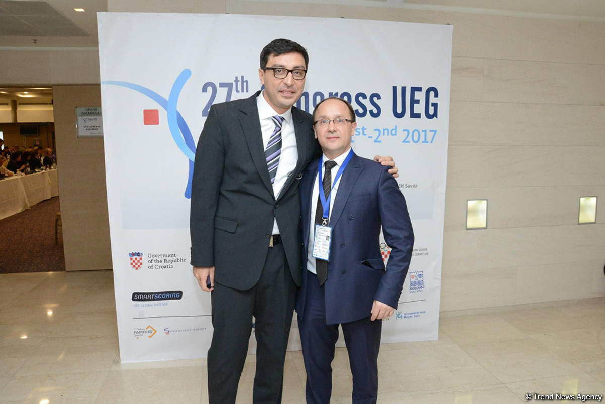 AGF Sec. Gen. Farid Gayibov elected as UEG President (PHOTO)