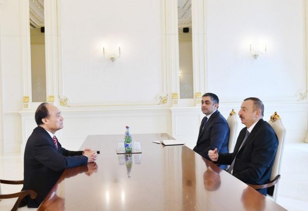 President Aliyev receives ITU Secretary General