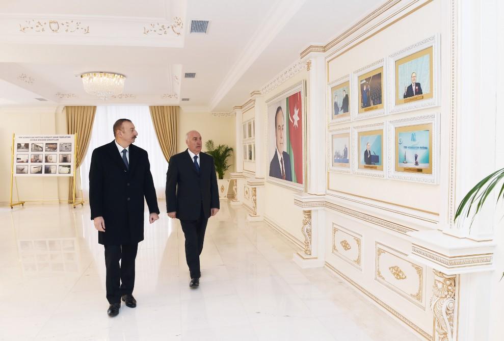 President Aliyev inaugurates administrative building of YAP Sumgayit branch (PHOTO)