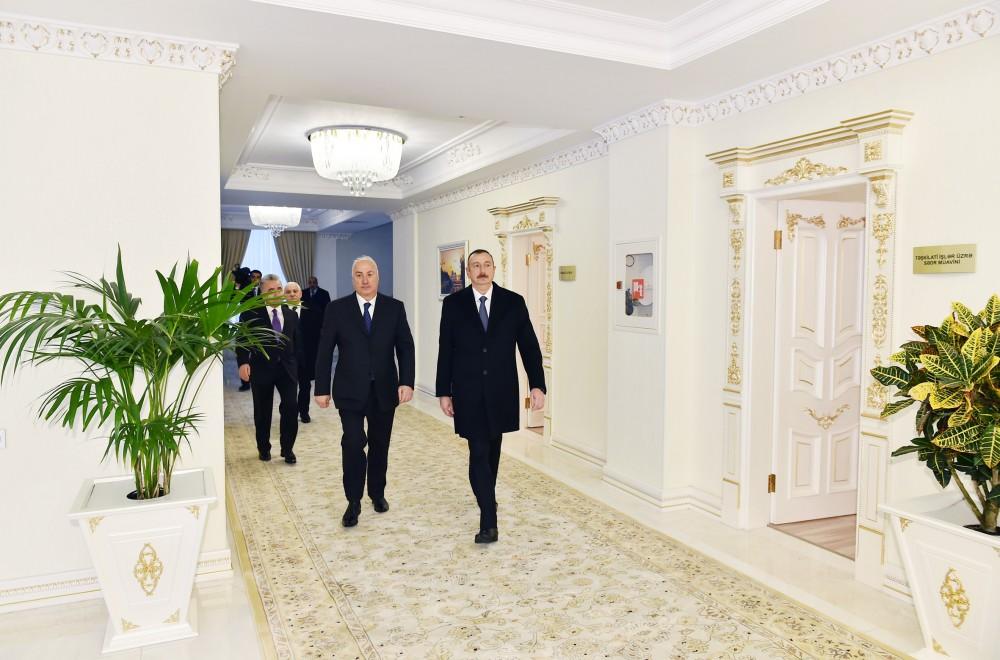 President Aliyev inaugurates administrative building of YAP Sumgayit branch (PHOTO)