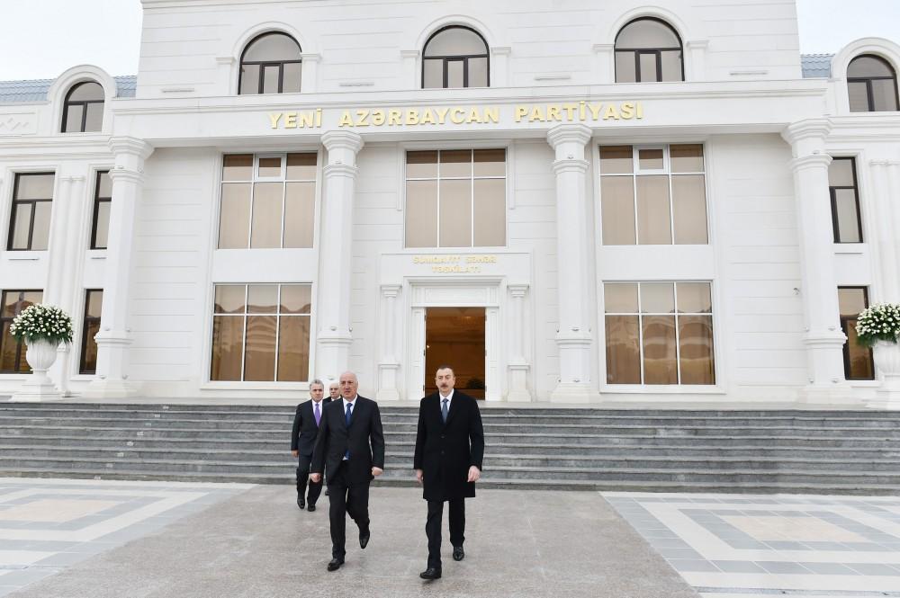 President Aliyev inaugurates administrative building of YAP Sumgayit branch (PHOTO)