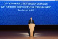 President Aliyev attends int’l conference dedicated to Year of Islamic Solidarity (PHOTO)