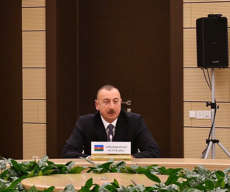 Ilham Aliyev attends CIS informal meeting in Moscow (PHOTO)