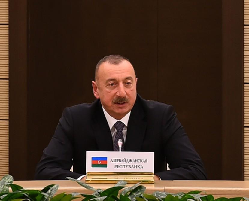 Ilham Aliyev attends CIS informal meeting in Moscow (PHOTO)