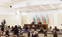 Azerbaijani president, Bulgarian PM make press statements (PHOTO)