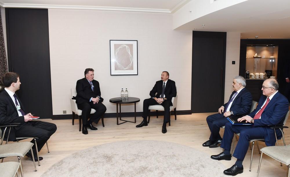 President Aliyev meets with Chevron Corporation VP
