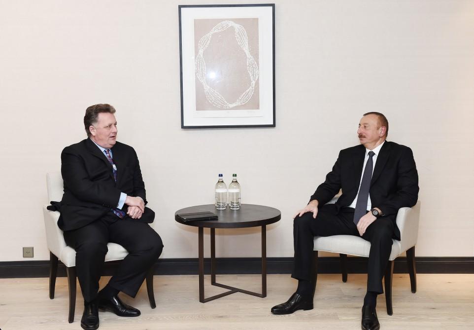 President Aliyev meets with Chevron Corporation VP