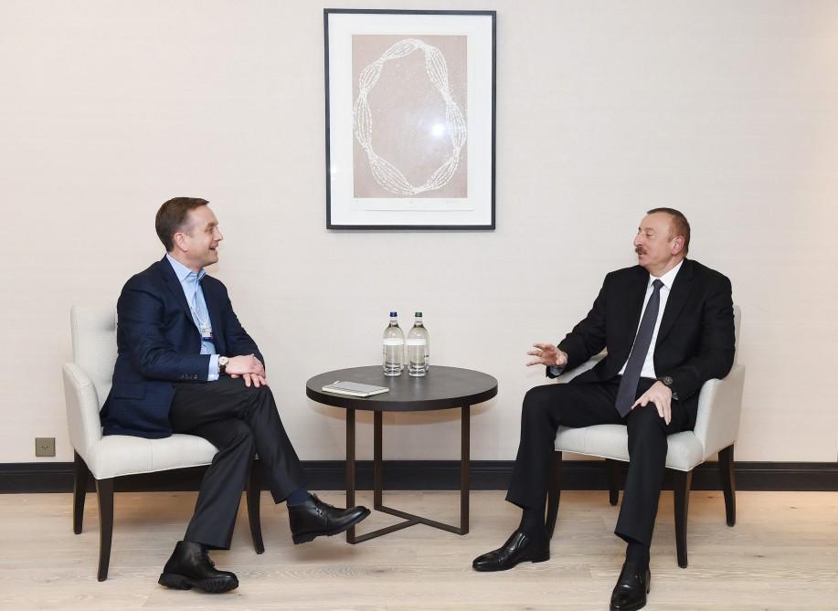 President Ilham Aliyev met with member of Mastercard Management Committee