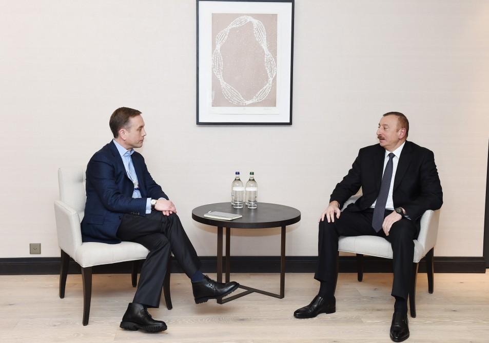 President Ilham Aliyev met with member of Mastercard Management Committee