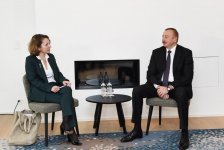 Ilham Aliyev meets with Deputy CEO of SUEZ GROUP in Davos (PHOTO)