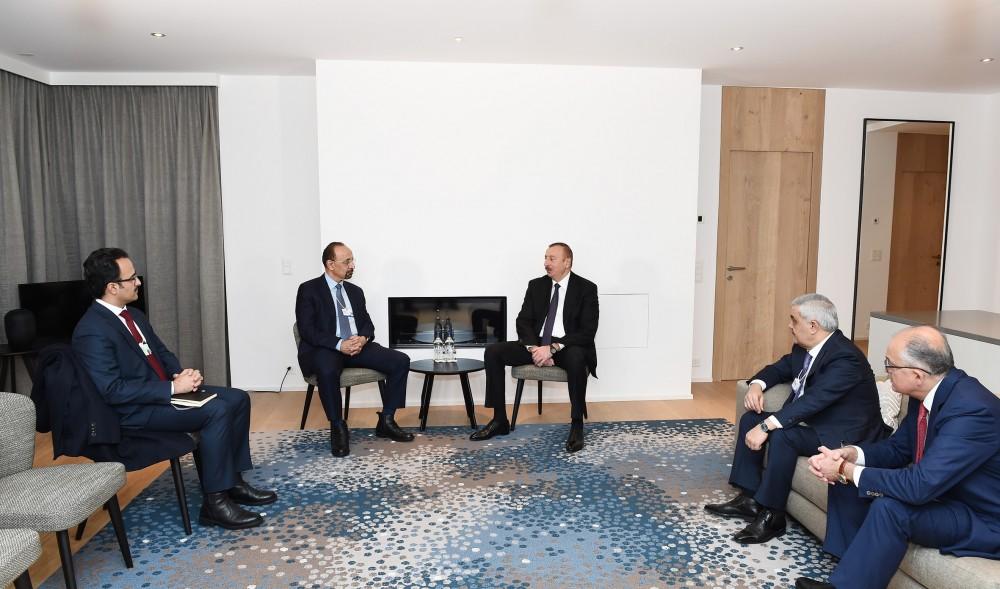 President Ilham Aliyev meets with Saudi energy minister (PHOTO)