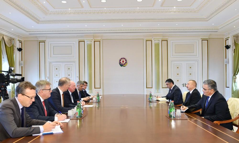 Ilham Aliyev receives delegation of European Commission