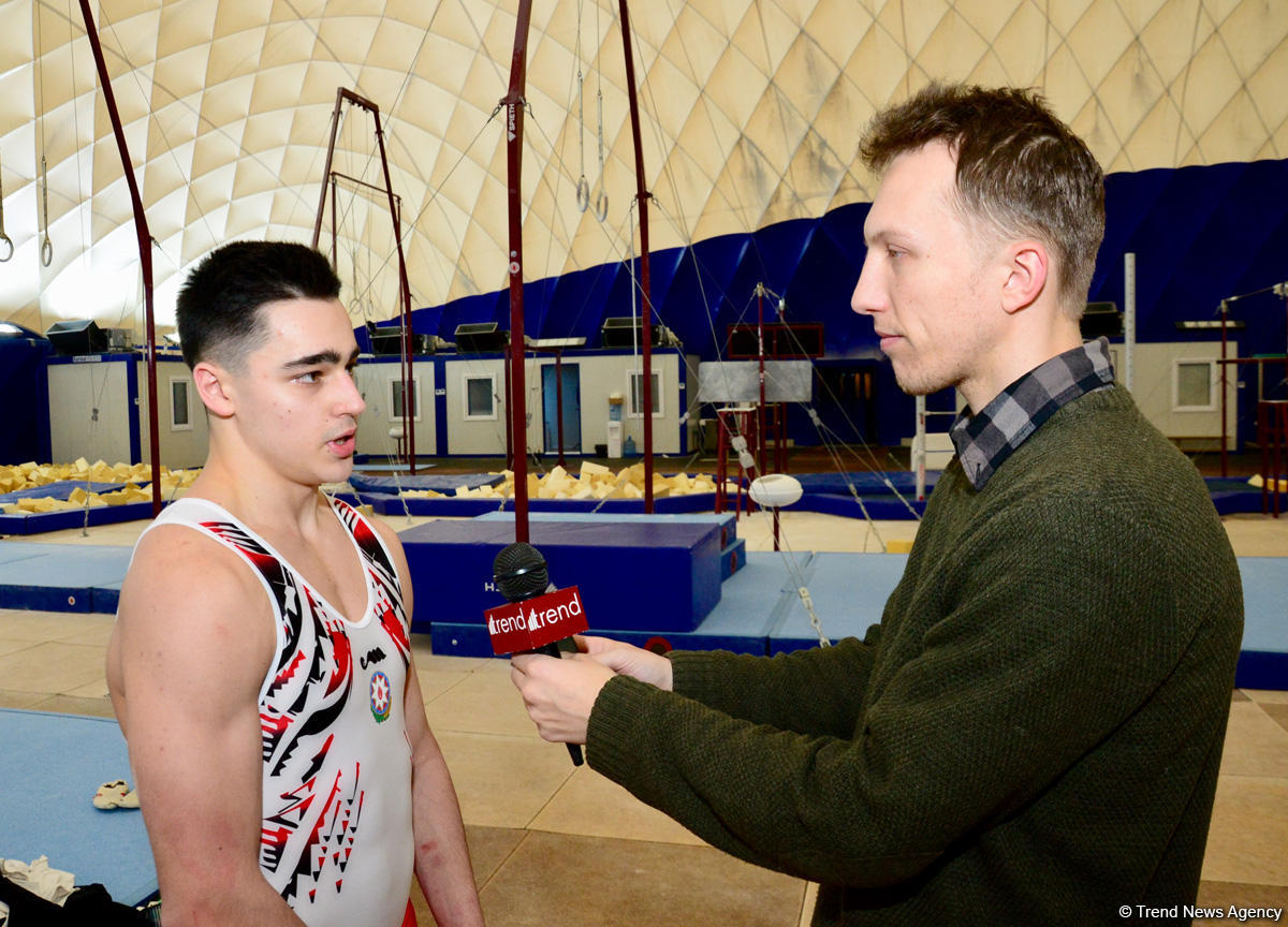 Azerbaijani gymnast expects worthy competition at FIG Artistic Gymnastics World Cup (PHOTO)