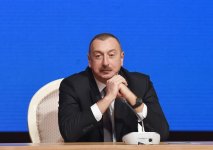 President Ilham Aliyev attends VI Congress of New Azerbaijan Party (PHOTO)