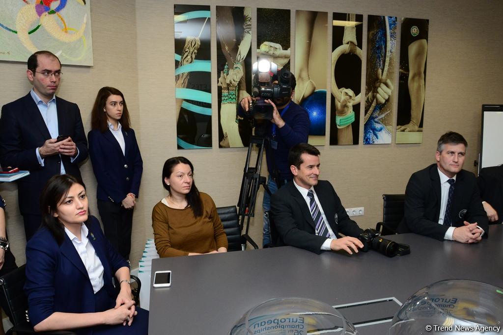 Baku hosts draw ceremony of European Championships in Trampoline (PHOTO)