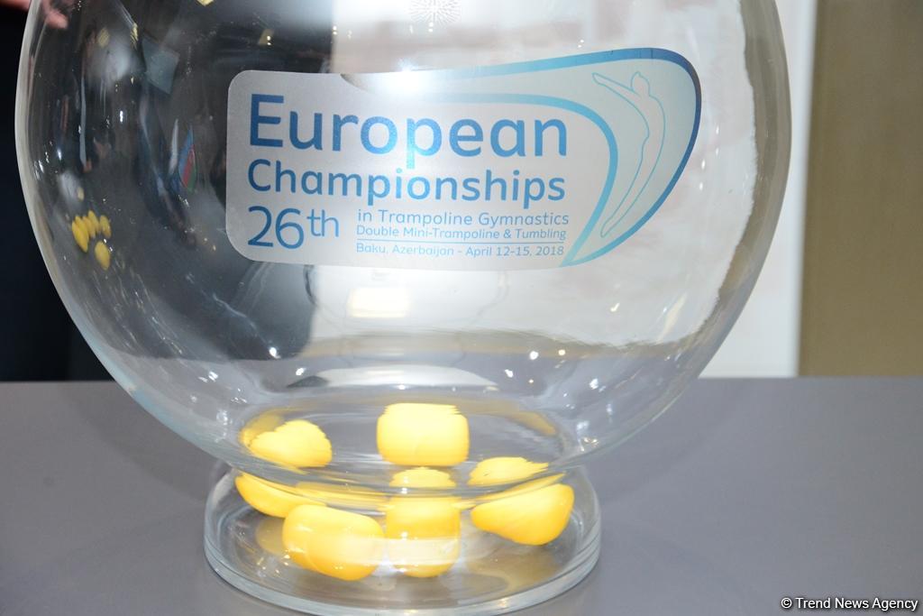 Baku hosts draw ceremony of European Championships in Trampoline (PHOTO)