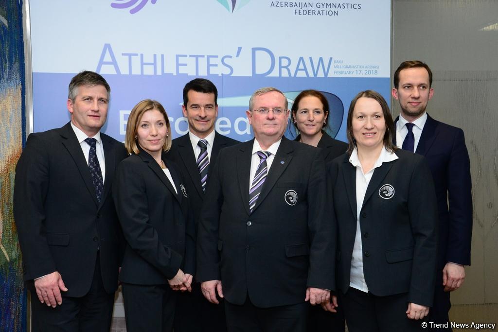 Baku hosts draw ceremony of European Championships in Trampoline (PHOTO)