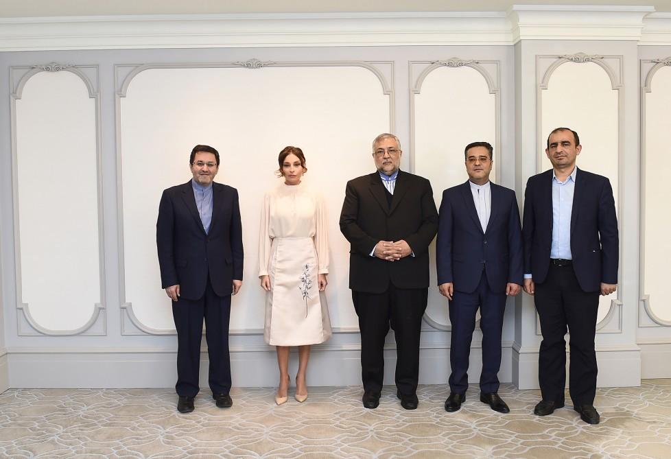 First VP Mehriban Aliyeva meets head of Iran's Islamic Culture and Relations Organization (PHOTO)