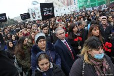 Azerbaijani public commemorates Khojaly genocide victims (PHOTO)